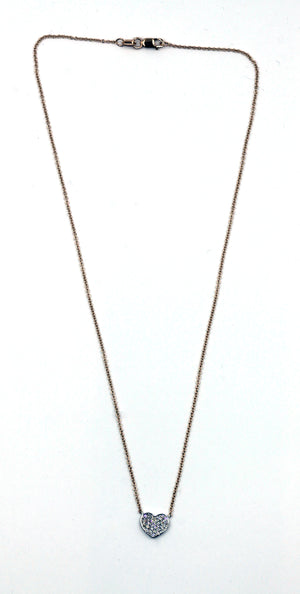 Janet Deleuse Diamond Heart Necklace, SOLD