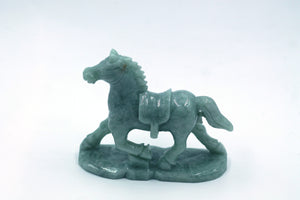 Vintage Jade Horse Statuary, SOLD