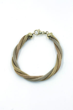 Vintage 18k Tri-Color Gold Bracelet, SOLD
