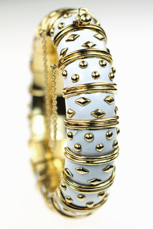 Vintage Tiffany Schlumberger Enameled Bracelet, SOLD