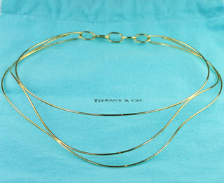 Tiffany 18K Elsa Peretti Wave Collection Necklace, SOLD