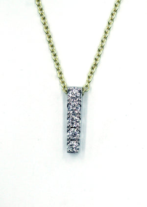 Deleuse Diamond Pendant Necklace, SOLD