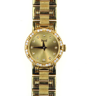 Vintage Ladies Gold and Diamond Piaget Watch