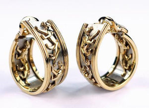 Vintage Cartier Panther Earrings, SALE, SOLD