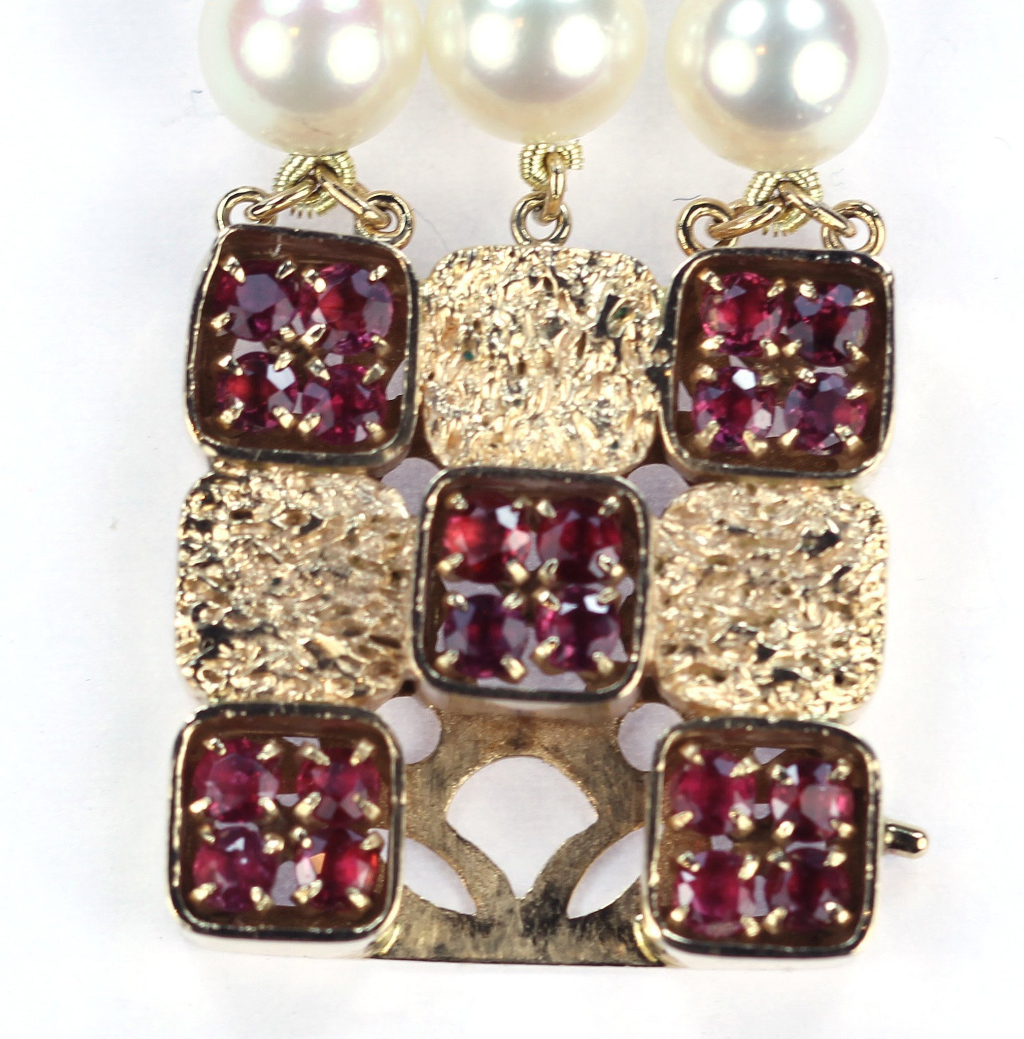 Vintage Deco Ruby and Pearl Bracelet, SALE, SOLD