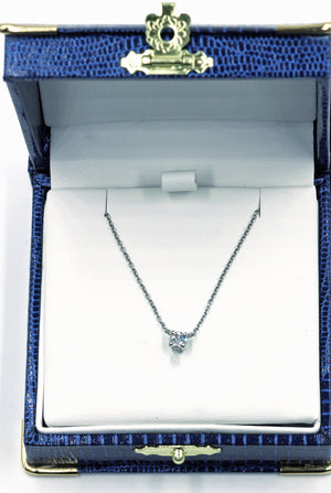 Pre-Owned Deleuse Diamond Pendant Necklace, SOLD