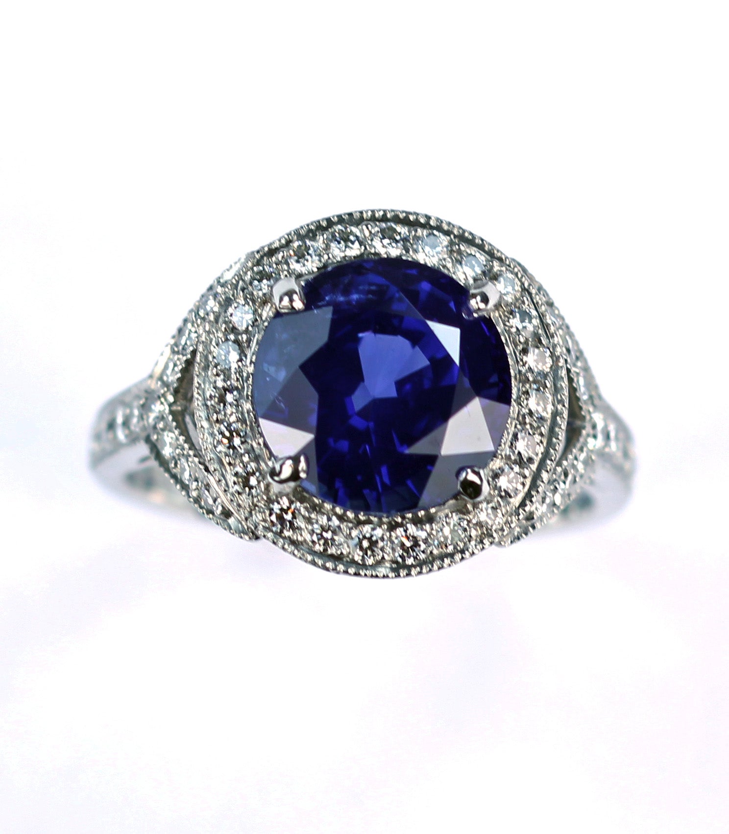 Janet Deleuse Designer Sapphire Ring