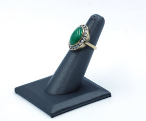 Vintage Jade and Diamond Ring,SOLD