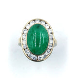 Vintage Jade and Diamond Ring,SOLD