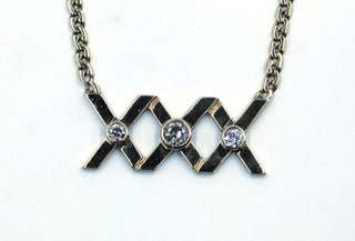 Pre-Owned Triple X Diamond Necklace, SOLD