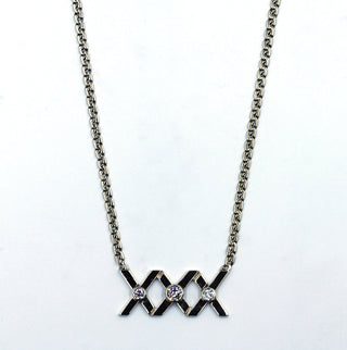 Pre-Owned Triple X Diamond Necklace, SOLD