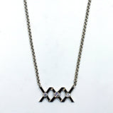 Pre-Owned Triple X Diamond Necklace, SOLD