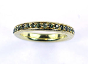 Vintage Green Sapphire Ring, SUPER  SALE, SOLD