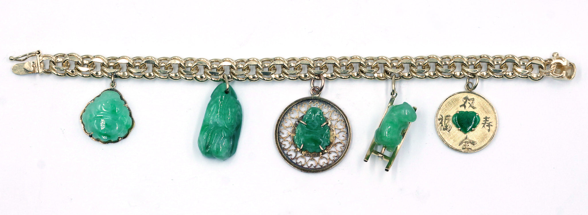 Pre-Owned Jade Charm Bracelet, SOLD
