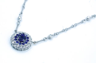 Janet Deleuse Sapphire and Diamond Necklace, SOLD