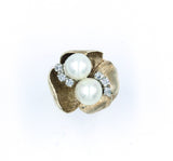 Vintage Pearl and Diamond Ring, SALE, SOLD