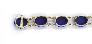 Pre-Owned Natural Lapis Bracelet, SOLD