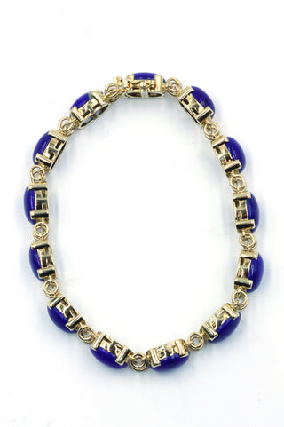 Pre-Owned Natural Lapis Bracelet, SOLD