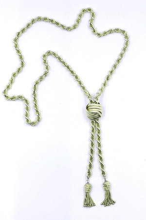 Vintage Rope Chain Necklace, SOLD