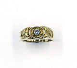 Vintage Diamond and Gold Nugget Ring, SOLD