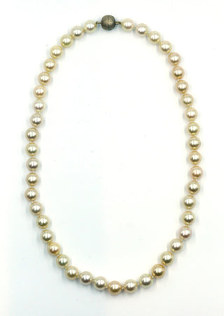 Vintage Golden South Sea Pearl Necklace, SOLD