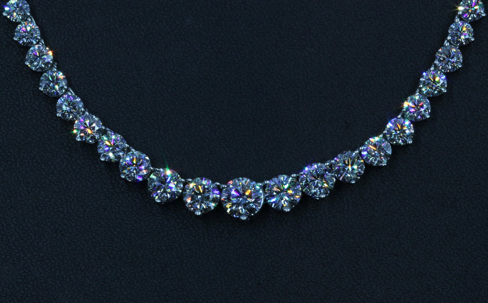 Vintage Lazare Kaplan Diamond Riviera Necklace, SALE, SOLD