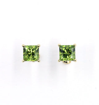 Deleuse Designer Peridot Earrings, Sold