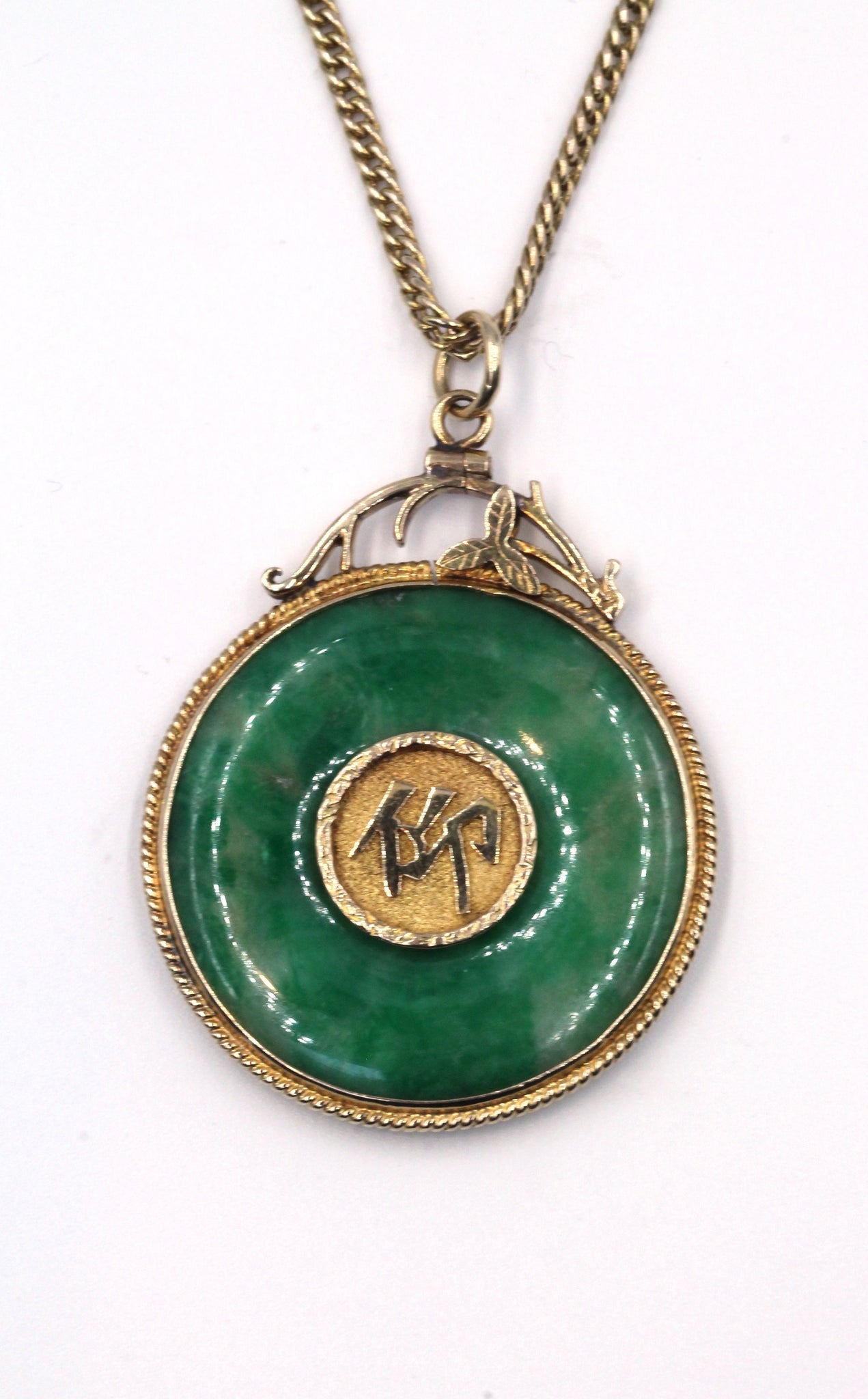 Vintage Jade Good Luck Pendant, SALE, SOLD – Deleuse Fine Jewelry