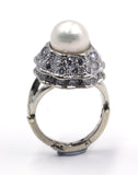 Vintage South Sea Pearl and Diamond Ring, SALE, SOLD