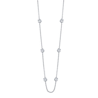 Platinum Diamond Chain Necklace, SOLD