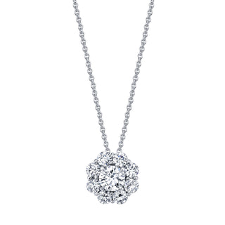 Platinum Diamond Pendant Necklace, SOLD