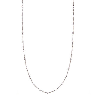 Platinum Diamonds By the Yard Necklace, SOLD