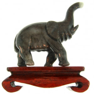 Natural Jade Elephant Statuary