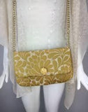 Silk Brocade Bag With Chain Strap,SALE, SOLD
