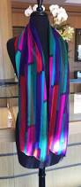 Silk Sheer Scarf, Janet Deleuse Couture, SOLD