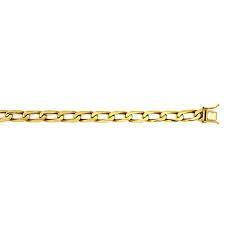Solid Gold Curb Link Chain Bracelet, SALE, SOLD