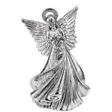 Sterling Silver Angel Christmas Ornament, SOLD