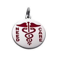 Sterling Silver Medic Alert Tag, SOLD OUT
