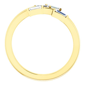Yellow or White Gold  Geometric  Diamond Ring, SOLD