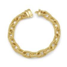 Textured Gold Link Bracelet, SOLD