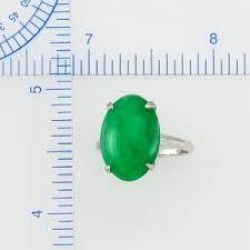 Vintage Ladies Natural Jade Ring, SOLD