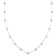 Diamond By the Yard Necklace , 3.00 cts., SOLD