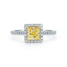 Yellow Diamond Halo Ring, SOLD