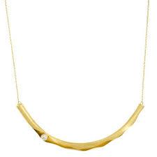 Yellow Gold Necklace with Diamond, SOLD