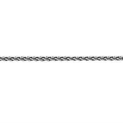 18K White Gold Wheat Link Chain, SOLD