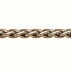 14k Yellow Gold Wheat Link Chain, SOLD