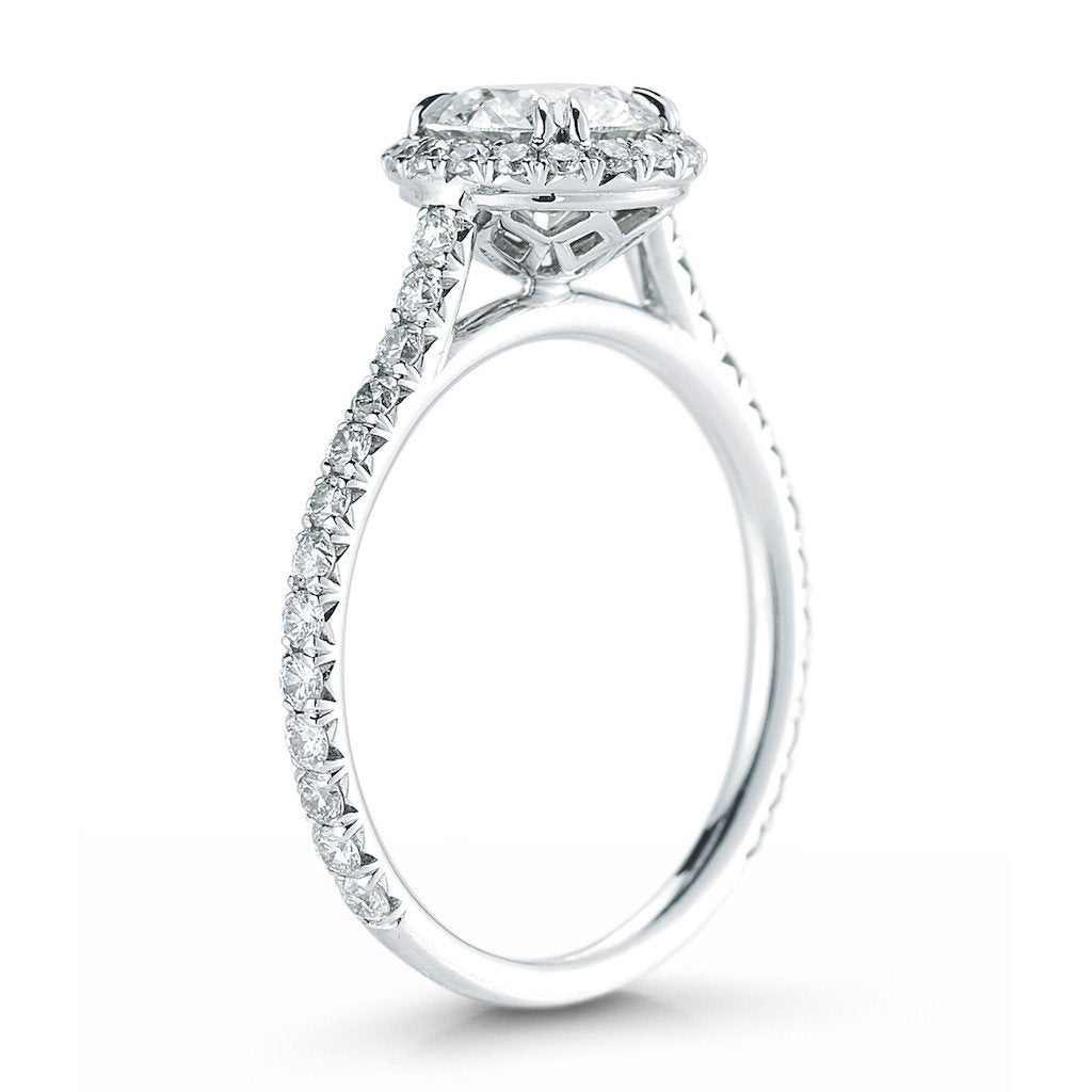 Halo Diamond Ring, SOLD
