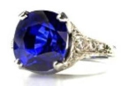 Janet Deleuse Signature Designer Sapphire Ring